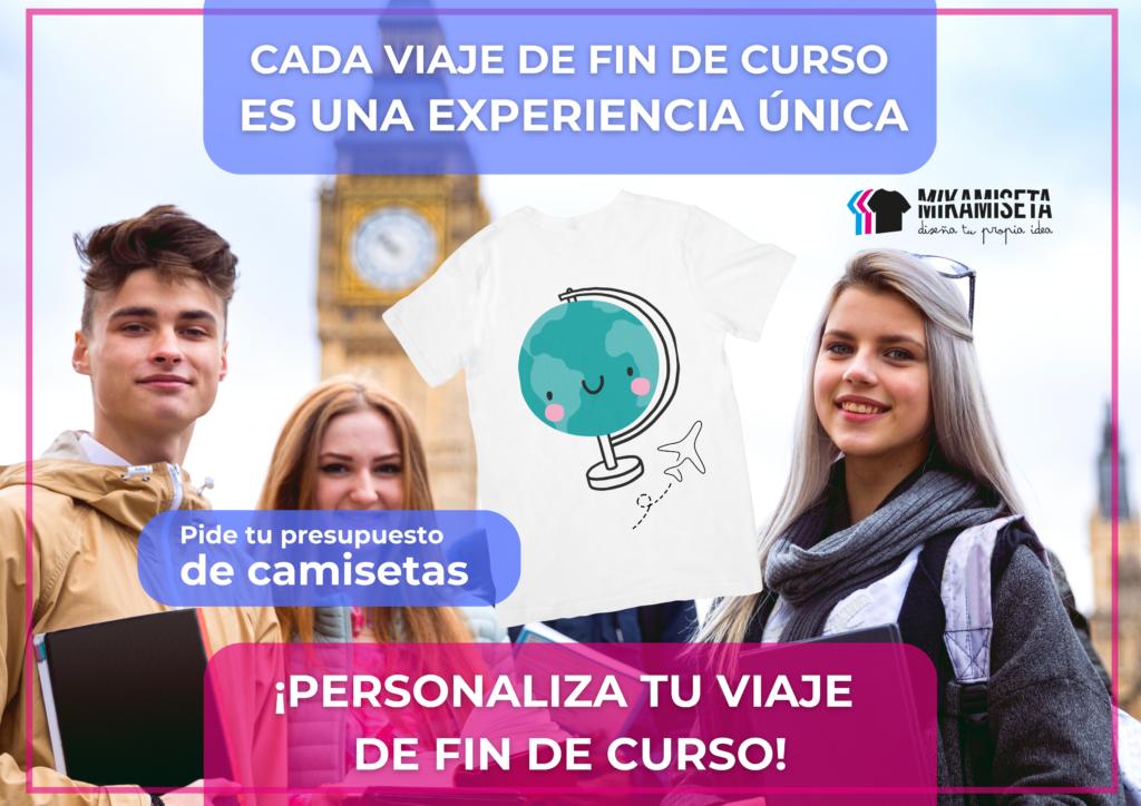 Personaliza tu viaje de fin de curso con Mikamiseta. Grupo de Alumnos en un viaje de finde curso. camisetas-para-grupos-escolares-viajes-y-fin-de-curso-en-canarias